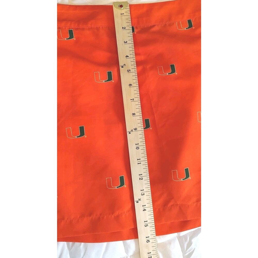 Women's University of MIAMI HURRICANES Orange Skirt - Size 2 - Picture 6 of 6